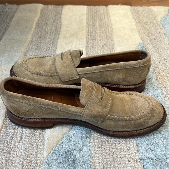 Men’s Alden unlined Penny Moc Suede Loafers US6D - Picture 5 of 8